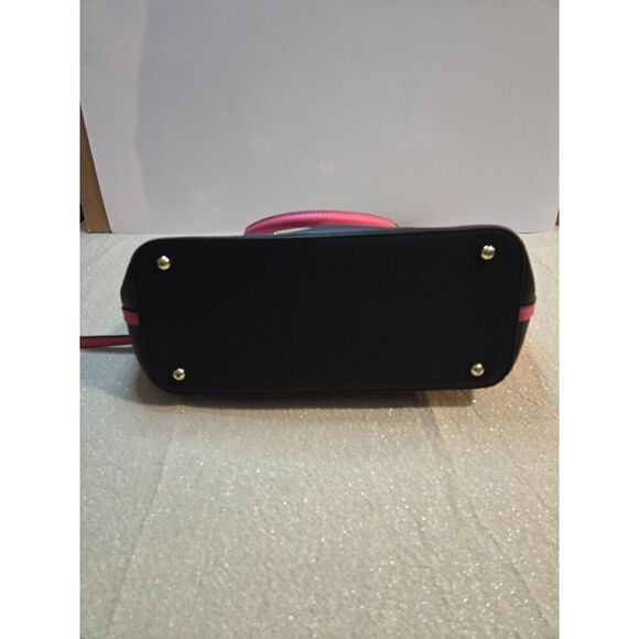 Anne Klein Cream, Pink and Black Double Strap Tote Purse NWOT - Picture 7 of 10